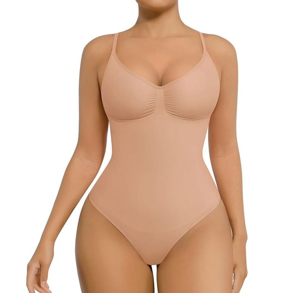 FeelinGirl Shapewear Bodysuit – Tummy Control Thong Body Shaper (5XL)‎